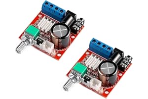 VISSQH 2 pezzi Modulo Amplificatore Digitale PAM8610,10W + 10W Tipo D PAM8610 modulo Amplificatore Audio a doppio canale DC 12V Scheda Amplificatore
