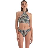Dagi Kadın Halter Yaka Bikini &Uuml;st &Ouml;rme Kiremit/Mavi