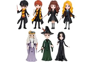 Wizarding World Harry Potter Lot de 7 Figurines à Collectionner et Emballage Cadeau, 6062280, Multicolore