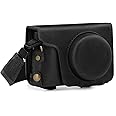 MegaGear Ever Ready Genuine Leather Camera Case compatible with Panasonic Lumix DMC-TZ100, DC-TZ200