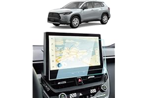 BIXUAN 10,5 Zoll Navigation Schutzfolie kompatibel mit Toyota Corolla 2022-2025 Touring Sports GR Hybrid Displayschutzfolie Transparent 9H Kratzfest Gehärtetes Gla GPS Navi Folie