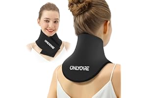ONLYCARE Poche de Glace pour Soulager la Douleur du Cou – Packs de Glace en Gel Mise à Niveau, Compresses Chaudes et Froides Réutilisables, pour le Douleur et Gonflement, le Blessure Sportive