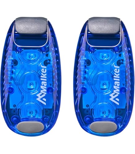 Clip LED Reflectante Con Imán - 2 Modos, Impermeable, Para Mochila Y Ropa De Seguridad