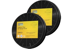 GOLDEN ICEPURE Filtre à Charbon Actif Compatible Avec Hottes PKM Respekta MIZ 0023/Bomann KF 561 PKM CF110DU652, 2 Pièces
