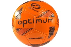 Optimum Classico All-Weather Football Ball - Stylish, Soft-Touch PVC, Even Pressure, Ideal for Training & Matches, Suitable for All Grounds, for Boys, Teens & Footballers of All Ages