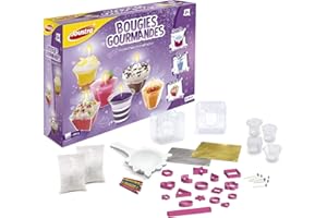 Joustra Loisirs Créatifs Coffret Gourmandes dès 8 Ans-Kit Travaux Manuel Enfant pour Fabriquer des Bougies Cire Pâtisserie, Gâteaux et Cupcakes, J45047, Multicolore