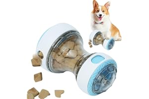 Veftsvy Juguetes Inteligentes para Perros Pelota de Comida para Perros Juguete Interactivo para Estimulación Mental, Ocupado de Cuatro Patas, Bola de Golosinas para Pequeño, Mediano y Grande (Blue)