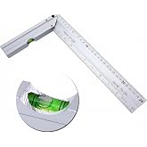 Al&uuml;minyum G&ouml;nye Profesyonel, 250mm, &Ouml;l&ccedil;&uuml;m Aracı,Al&uuml;minyum L G&ouml;nye Su Terazili Cetvel Kaynak Kaynak&ccedil;ı Marangoz G&ouml;nyesi 250 mm