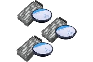 SANAWATEC 3+3 Filter Set kompatibel mit Rowenta Compact Power Cyclonic Force RO3718EA RO3724EA RO3731EA RO3753EA RO3786EA RO3798EA Vacuum Cleaner Ersatz für Rowenta Staubsauger Filter ZR005901