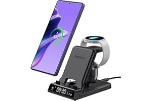 ‎SWANSCOUT 25W USB C Stacja Szybkiego Ładowania dla Samsung Galaxy S25/S24/Z Flip 7/Z Fold 7/A54/A35, 3 w 1 Składany Stojak Ładowarki dla Samsung Galaxy Watch 8/8 Classic/7/Ultra/FE/6/5/4, SwanScout 701S