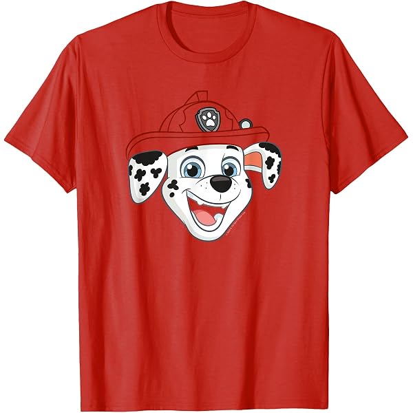 PAW PATROL Zuma Big Face Kids T-Shirt - Officially Licensed, Super Soft Tee