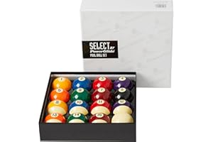 PowerGlide 16 Ball Pool Billiards Set | Spots and Stripes | Tournament