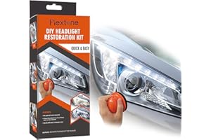 Plextone Professional Headlight Restoration Kit DIY Headlamp Brightener Car Care Repair kit Head Lense Clean(manual) (S205-M)1