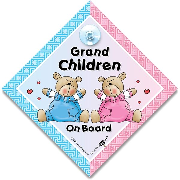 Baby On Board Sign, Baby Boy On Board BIG TEXT, Blue Suction Cup Car