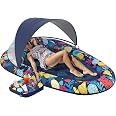 Galleggiante Gonfiabile Per Piscina 2 Posti – Zattera Con Fondo A Rete, Due Maniglie E Due Portabicchieri, 185x115 Cm, Blu, Per Adulti