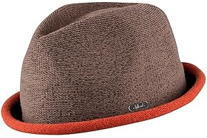 Chillouts Uniseks Boston Kapelusz, Brązowy/Pomarańczowy, XL