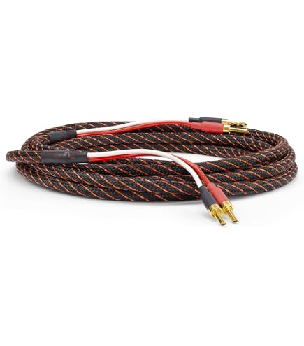 Cavo Per Altoparlanti ELAC Sensible 4,5m – Coppia, 14 AWG, Rame OFC 99,99%, Connettori Placcati Oro 24K - 3