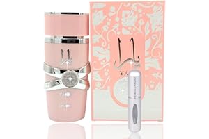 Perfume YaraRosa 100 ml – Perfume Árabe Original para Mujer, Eau de Parfum de Larga Duración, con Atomizador Recargable Drikanbest