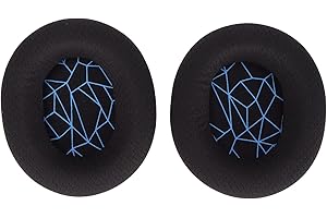 ANNADUE Arctis 3/5/7/9/1/Pro Nauszniki Zestawu Słuchawkowego - Czarne z Niebieskim Sitodrukiem