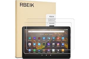 RBEIK [2PACK] 9H Hardness Anti-Scratch Easy-Install Screen Protector Tempered Glass for All-new Fire HD 10 /Fire HD 10 Kids/Fire HD 10 Kids Pro/Fire HD 10 Plus 2021 (11th generation, 2021 released)