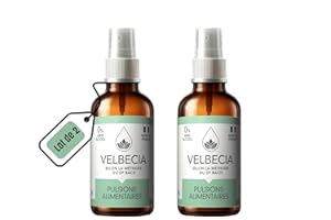 Velbecia® - Fleurs du Dr Bach Minceur Pulsions alimentaires 30 ml +1 OFFERT - SANS ALCOOL - Spray Utilisation facile