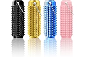 HONBQYCC Little Ouchies Pain Fidget (4PCS), Pain Stim Fidget Toy for Adults & Teens, 3D Printed Spiky Grippie Stim Keychain, Sensory Toy for Stress Relief & Focus, Office Workers Novelty Gifts for Men (Multi)