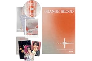 HYBE ENT. ENHYPEN - [ORANGE BLOOD] (KSANA Ver.) Photo Book + CD-R + Photo Card A + Photo Card B + Sticker + Photo Paper + Postcard + Poster With Lyrics + 2 Pin Badges + 4 Extra Photocards