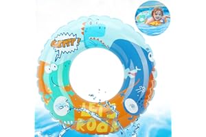 NIUMOWANG 50 CM Anneau de Natation Enfant, Anneau de Natation Rond, Bouée de Piscine pour Enfants, Bague de Natation Flottante, Anneau de Natation Gonflable d'été Eau Jouet pour Garçon Fille Pesant 10-19 kg.