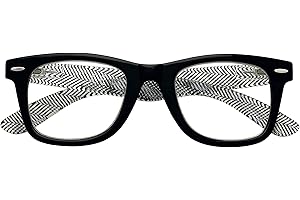 Zippo Occhiali da Lettura, Realizzati con Montatura dalle Linee Morbide, Ideale per Uomo e Donna, Diottria +2.00, Color Nero, Aste Rigate