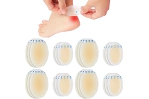 RGZD RGZ 24pcs cerotti per bolle, idrocoloidi, tallone per vesciche, cuscinetti in gel, protezione per tallone, protezione delle vesciche per dita e dita, avampiede, tallone e pelle protettiva