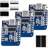 diymore 3PCS für ESP8266 Mini Board NodeMCU WiFi für ESP8266-12F CH340G WLAN Type C Modul