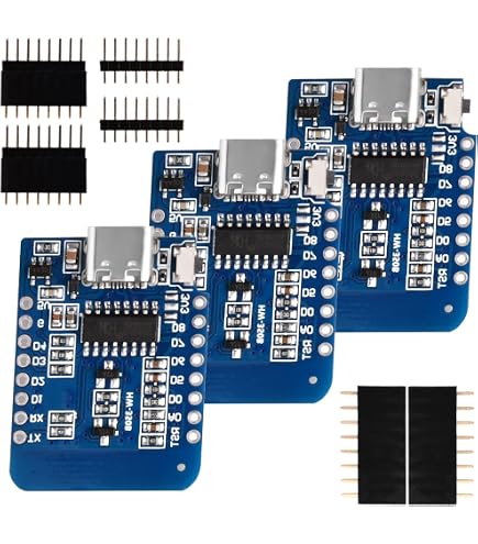 Hailege 10x IIC I2C Logic Level Converter – Bidirektionaler Pegelwandler 5V Auf 3,3V, 4-Kanal, Für Arduino & Co.