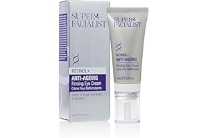 Super Facialist Retinol+ Anti-Ageing Restoring Eye Cream - Retinol Serum with Collagen Boosting White Lupin Seeds for Fine Lines & Wrinkles, Vegan Friendly Anti Ageing Face Cream, 15ml