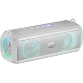 Mars Gaming MSB-XT, Portable Speaker + 2-in-1 Soundbar, Dynamic RGB Lighting, 4 Drivers 20W Sound System, Bluetooth 5.3 Speak