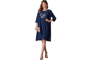 GRACE KARIN Women 2 Pieces Dress Suit Sleeveless Wrap Dress+3/4 Sleeve Chiffon Cardigan Cover Up