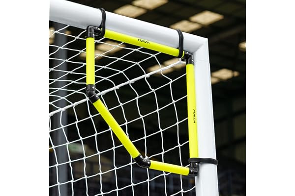 FORZA Cible de Coin Supérieur pour Buts de Football (La Plus Petite du Monde) | Améliorez Votre Précision de Tir | Pack de 1, 2 ou 4 avec Sac de Transport en Option
