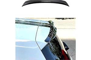 ZHAOHAO Aileron Voiture pour Renault Twingo II 2007-2011 2012 2013 2014, Becquet de Toit Arrière Aile Becquet Voiture Anti-Rayures Imperméable Accessoires de Style,Carbon Fiber Look