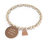 10 Buoni Propositi Bracciale Donna Shopping therapy Collezione Crystal Rose Gold