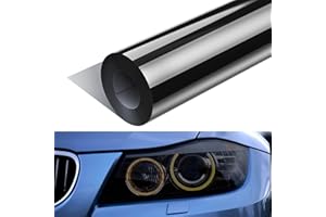 kefflum Imperméable Voiture Phare Film Teinté in TPH pour Phare de Voiture 200x30cm Noir