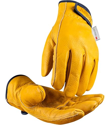 Guantes De Trabajo De Piel Flor De Vacuno, Proteccion Laboral, Riesgos Mecanicos, Guantes De Seguridad De Cuero. Talla 11" (Par) | WOLFPACK LINEA PROFESIONAL