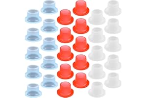 DHSWNNG 30 sztuk silikonowych pierścieni uszczelniających do kranów, 4 punkty uniwersalne, szczelne uszczelki do kranów, węży gumowych, podkładek, szczelnych uszczelek