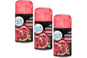 Fresh & More Lufterfrischer Nachfüller (3er Pack) 250ml, Granatbaum&Cranberry