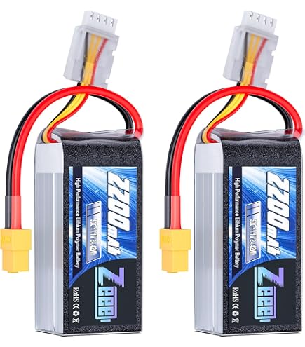 Hosim 2000mAh 11.1V High Capacity Battery 2104 High Speed RC Boats