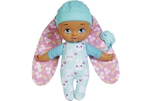 My Garden Baby Il Mio Primo Baby Coniglietto - Bambola Morbida con Soffici Orecchie e Ciuccio - La Confezione Diventa Culla - Regalo Bambini 18+ Mesi