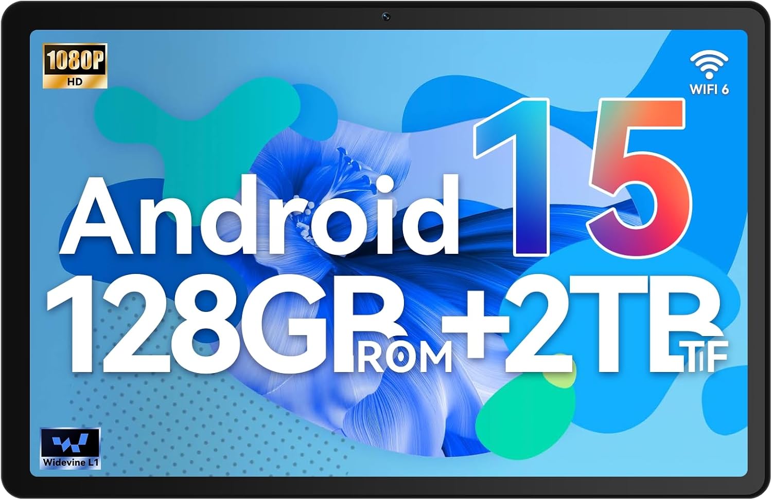Gleeso Tablet Android 15, Tablet 10 Inch with 30GB RAM+128GB ROM | Octa-Core A733 Processor | WiFi 6 | Android Tablets 10 Inch with 6200mAh | Bluetooth 5.4 | OTG | PC Mode(Gray)