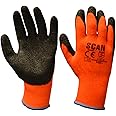 Scan GLOKSTHER Knitshell Thermal Gloves - Orange/ Black