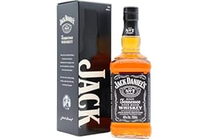 Jack Daniel's Coffret Old N°7 Tennessee Whiskey 40% 70cl - Whisky Américain - Filtré sur charbon de bois d'érable -Notes de Vanille, Caramel & Chêne - Idéal Pur, sur Glace ou En Cocktail.