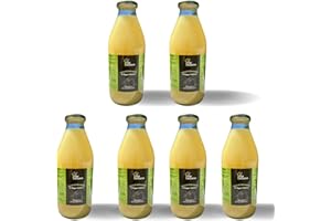 VAL D'ESARO Succo di bergamotto 100% Puro - Non da concentrato - Senza Conservanti - Made in Calabria - Alto contenuto di antiossidanti - Bottiglia da 0,75 - Speciale imballo brevettato Anti-Rottura (6 Bottiglie)