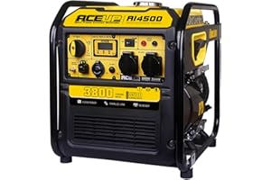Aceup Energy 3800 Watt Open Frame Inverter Generator, Petrol Powered Generator 223cc, EURO-V, CE