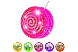 The Magic Toy Shop Light Up Yoyo for Kids – Great for Beginners, Fun Flashing Toy Gift – Christmas Stocking Filler for Children